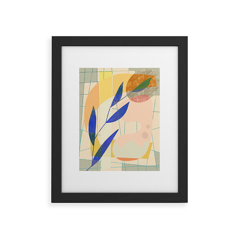 Sewzinski Shapes and Layers 9 Framed Art Print