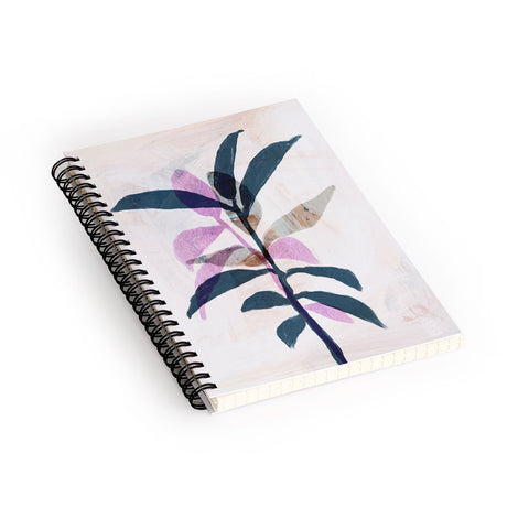 Sewzinski Simple Leaves Spiral Notebook