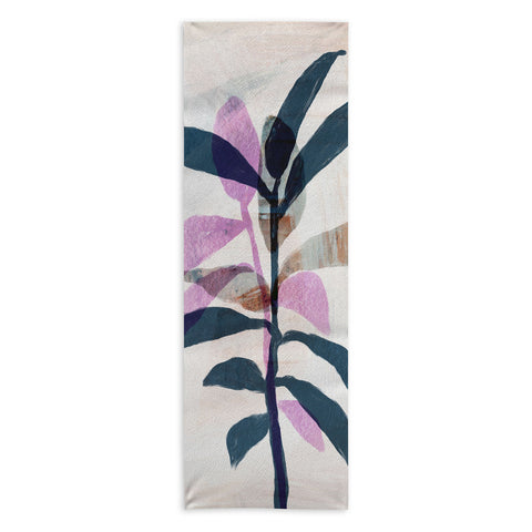 Sewzinski Simple Leaves Yoga Towel
