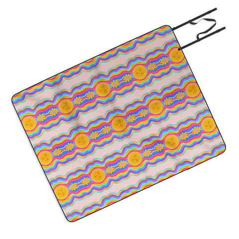 Sewzinski Solar Power Picnic Blanket