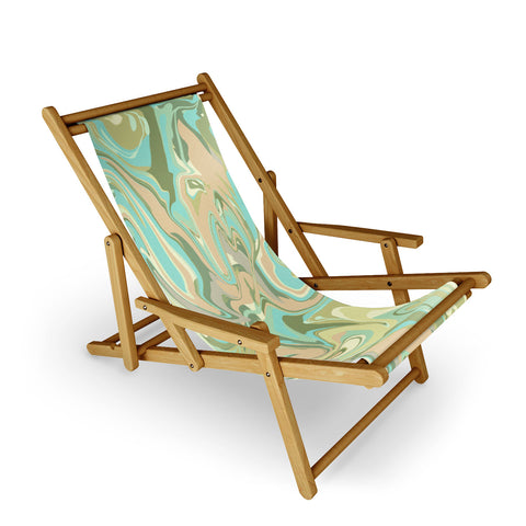 Sewzinski Spring Marbling Sling Chair