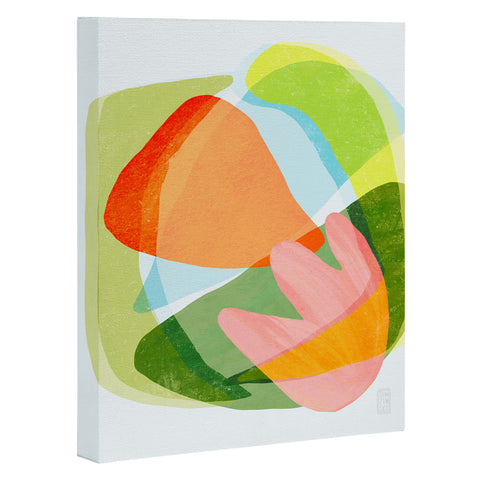 Sewzinski Spring Salad Abstract Art Canvas