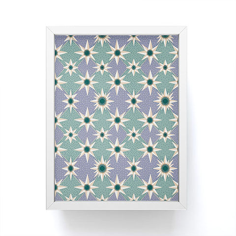 Sewzinski Starburst Pattern Framed Mini Art Print