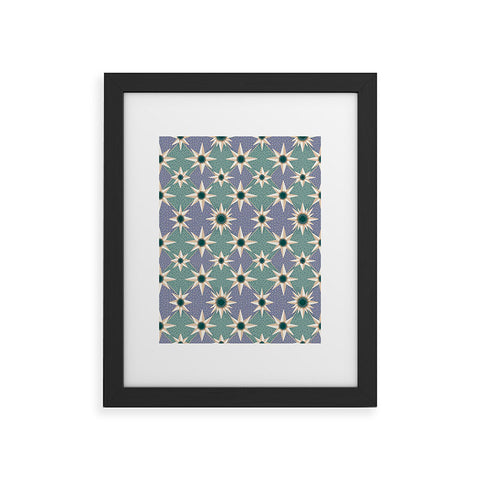 Sewzinski Starburst Pattern Framed Art Print
