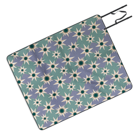 Sewzinski Starburst Pattern Picnic Blanket