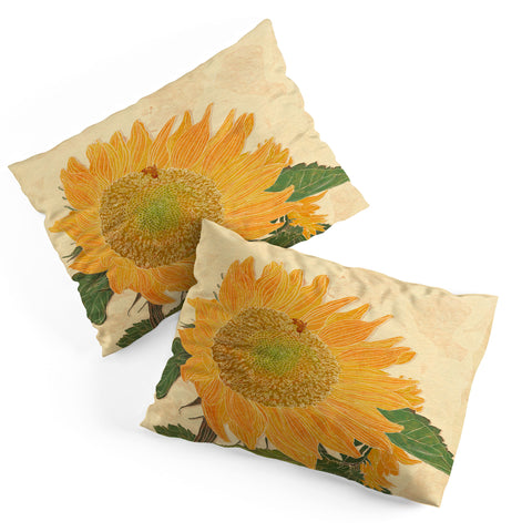 Sewzinski Sunflower and Bee Pillow Shams