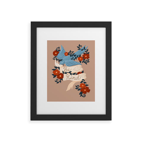 Sewzinski Thoughtful Bird Framed Art Print