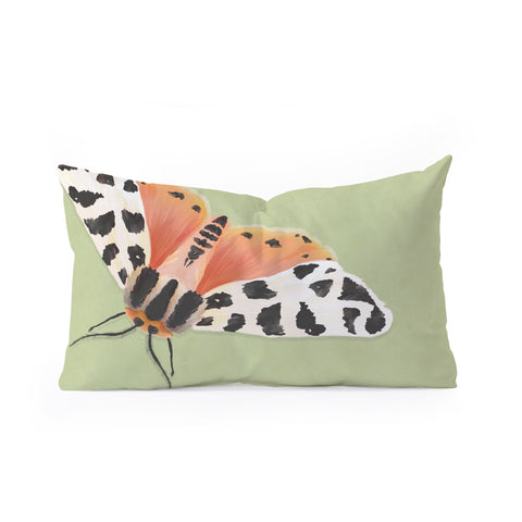 Sewzinski Tiger Moth II Oblong Throw Pillow