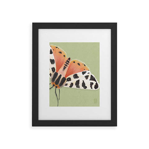 Sewzinski Tiger Moth II Framed Art Print