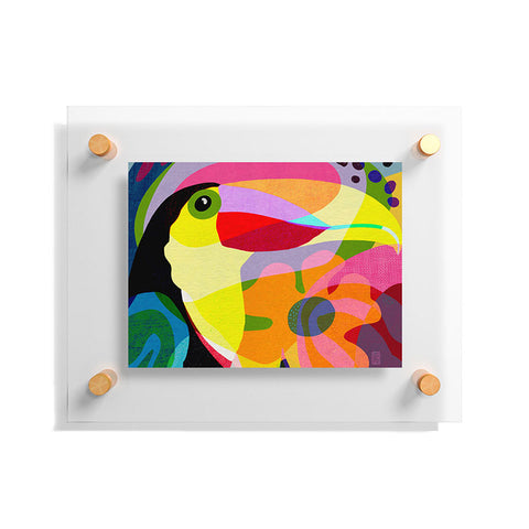 Sewzinski Tropic Toucan Floating Acrylic Print
