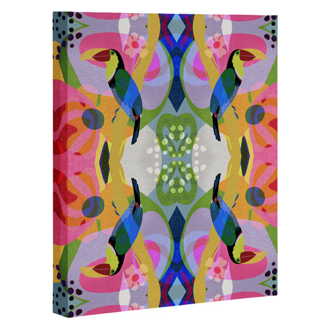 Sewzinski Tropic Toucan Pattern Art Canvas