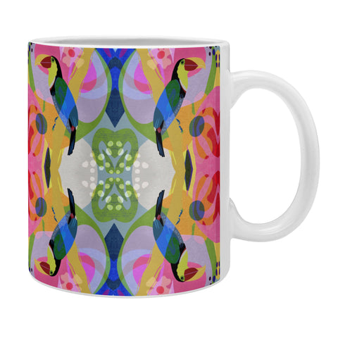 Sewzinski Tropic Toucan Pattern Coffee Mug