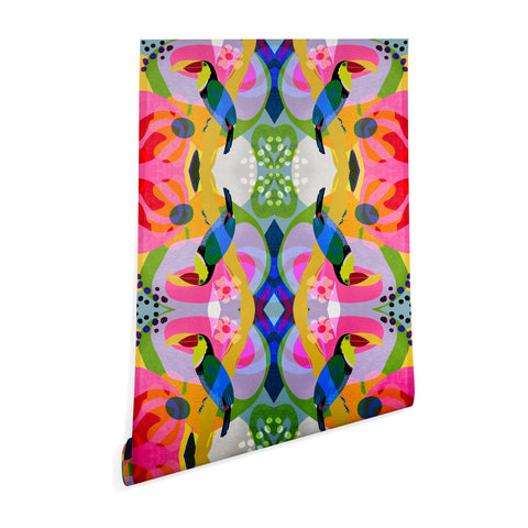 Sewzinski Tropic Toucan Pattern Wallpaper
