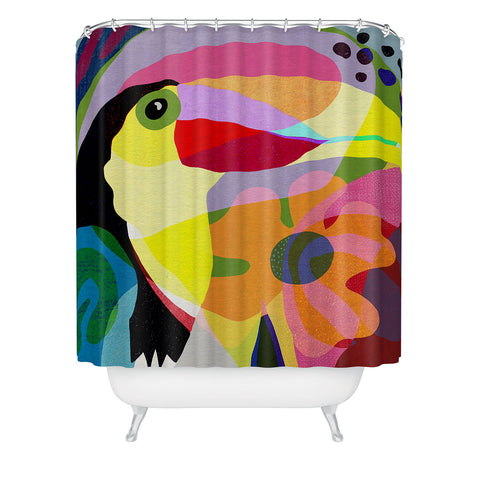 Sewzinski Tropic Toucan Shower Curtain
