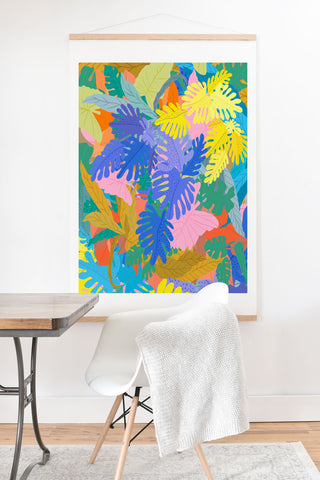 Sewzinski Tropical Overload Art Print And Hanger