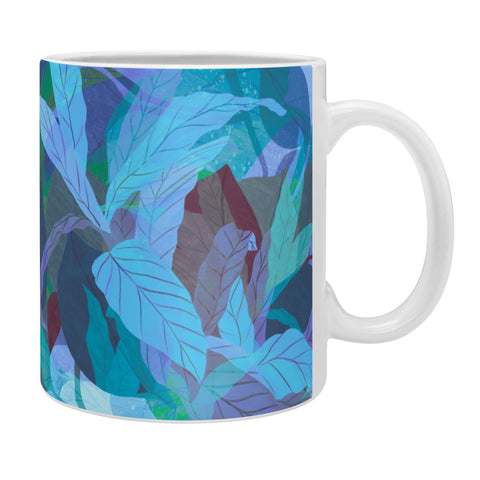 Sewzinski Tropical Tangle Blue Coffee Mug