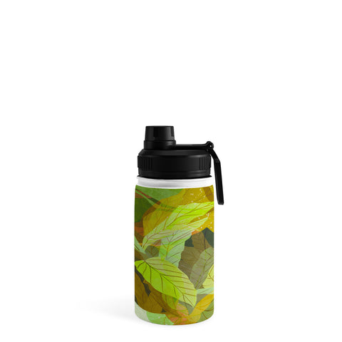 Sewzinski Tropical Tangle Green Water Bottle