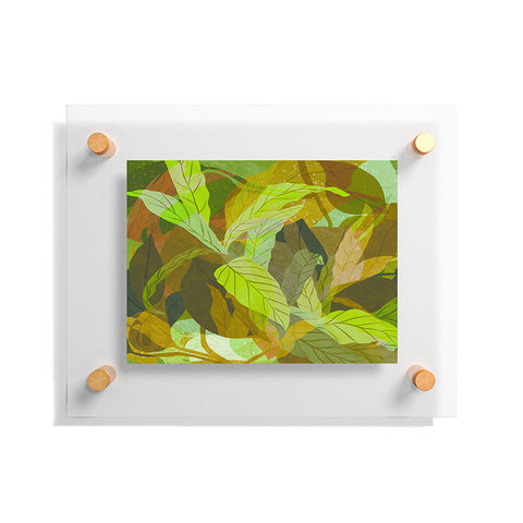 Sewzinski Tropical Tangle Green Floating Acrylic Print