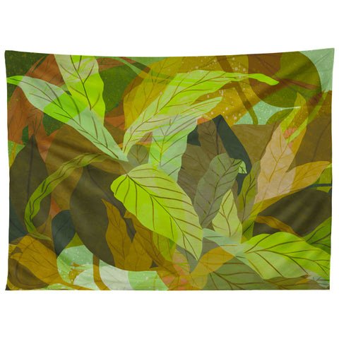 Sewzinski Tropical Tangle Green Tapestry