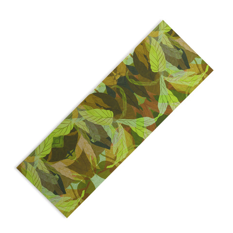Sewzinski Tropical Tangle Green Yoga Mat