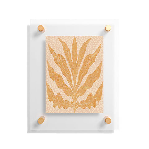 Sewzinski Yellow Seaweed Floating Acrylic Print