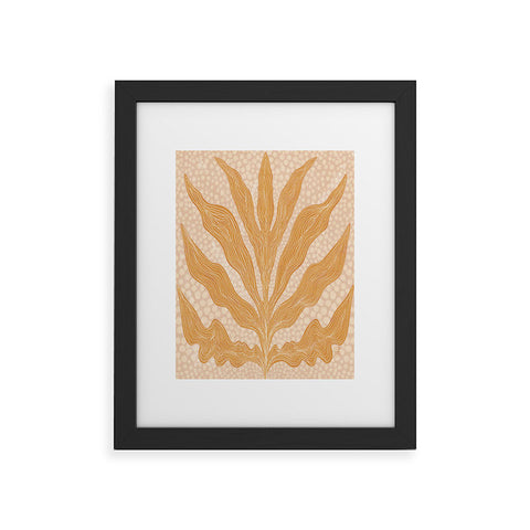Sewzinski Yellow Seaweed Framed Art Print