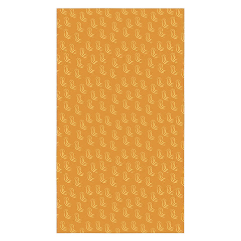 Sewzinski Yellow Squiggles Pattern Tablecloth