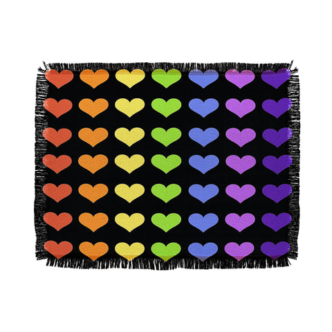 Shannon Clark 80s Night Throw Blanket