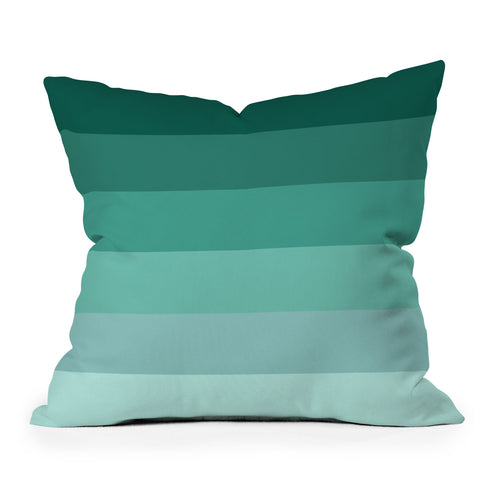 Shannon Clark Aqua Melt Throw Pillow