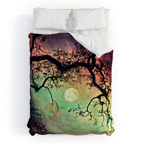 Shannon Clark Aurora Moon Duvet Cover