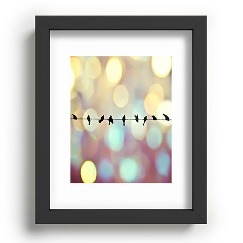 Shannon Clark Birds And Bokeh Recessed Framing Rectangle