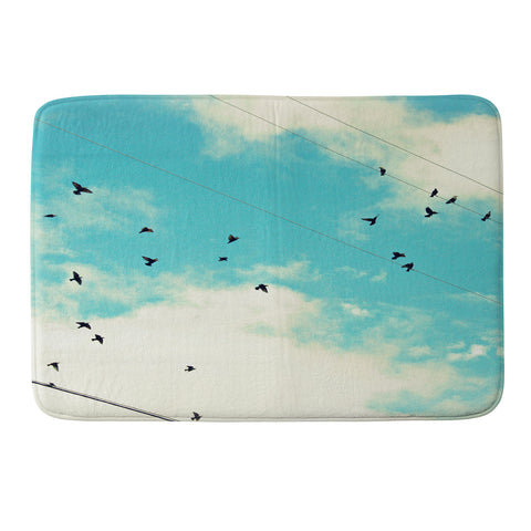 Shannon Clark Blue Skies Ahead Memory Foam Bath Mat
