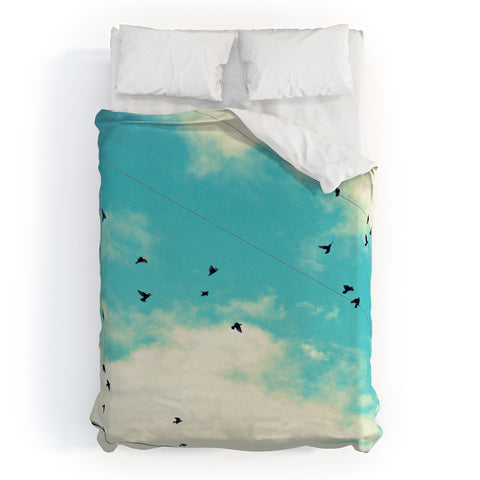 Shannon Clark Blue Skies Ahead Duvet Cover