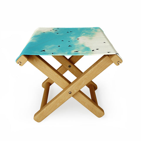 Shannon Clark Blue Skies Ahead Folding Stool