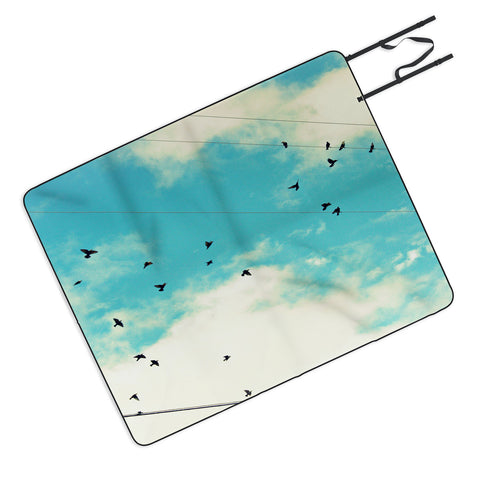 Shannon Clark Blue Skies Ahead Picnic Blanket