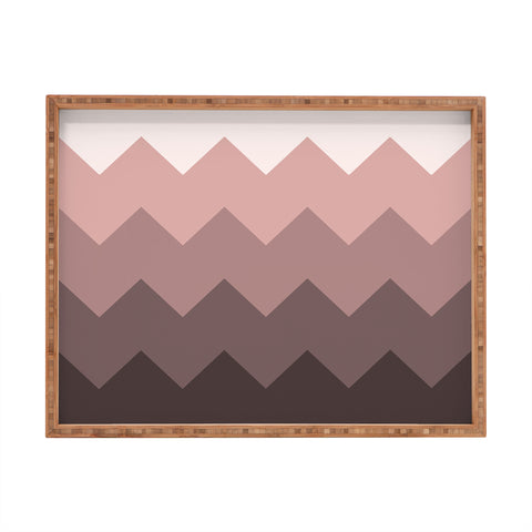 Shannon Clark Blushing Peaks Rectangular Tray