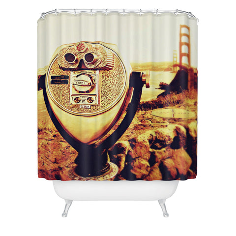 Shannon Clark Bridge View Shower Curtain