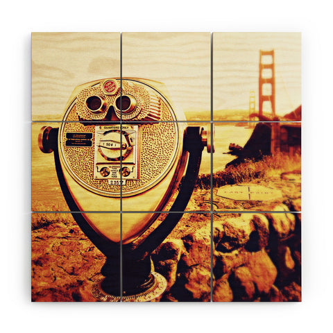 Shannon Clark Bridge View Wood Wall Mural