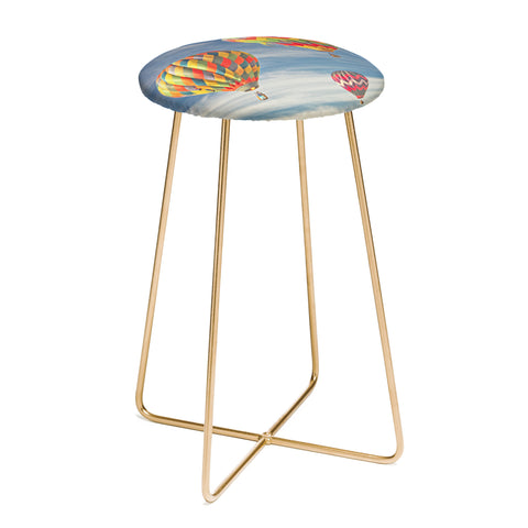 Shannon Clark Bright Balloons Counter Stool
