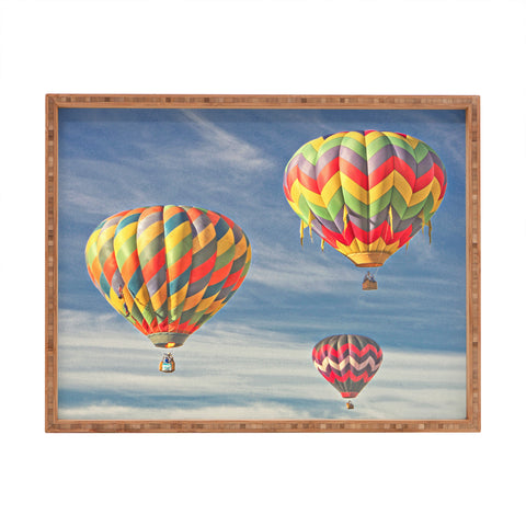 Shannon Clark Bright Balloons Rectangular Tray