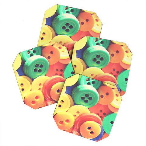 Shannon Clark Buttons Coaster Set