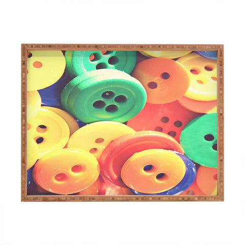 Shannon Clark Buttons Rectangular Tray