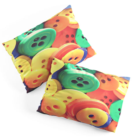 Shannon Clark Buttons Pillow Shams