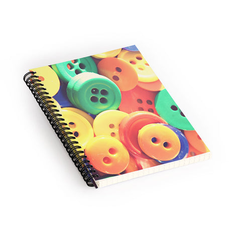 Shannon Clark Buttons Spiral Notebook
