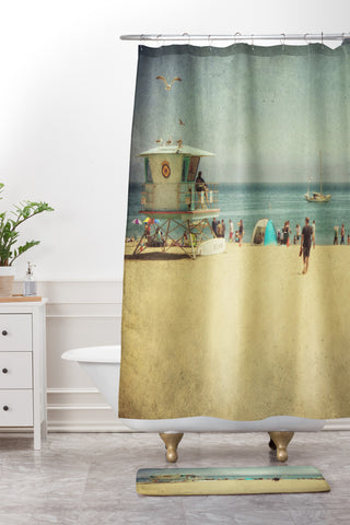 Shannon Clark California Dreamin Shower Curtain And Mat