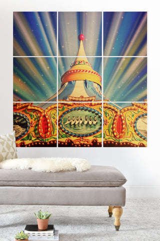 Shannon Clark Carnival Cosmic Wood Wall Mural