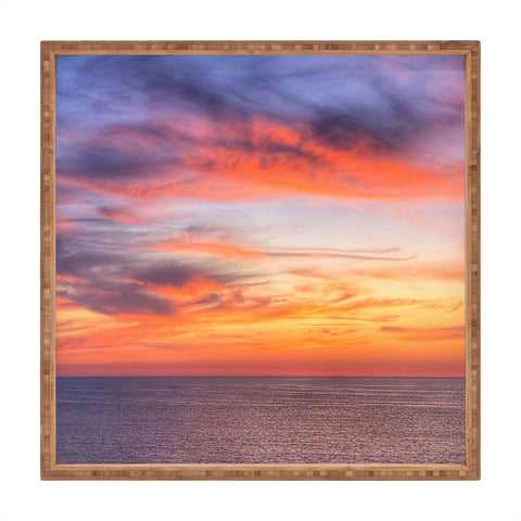 Shannon Clark Coastal Sunset Square Tray