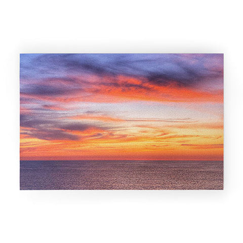 Shannon Clark Coastal Sunset Welcome Mat