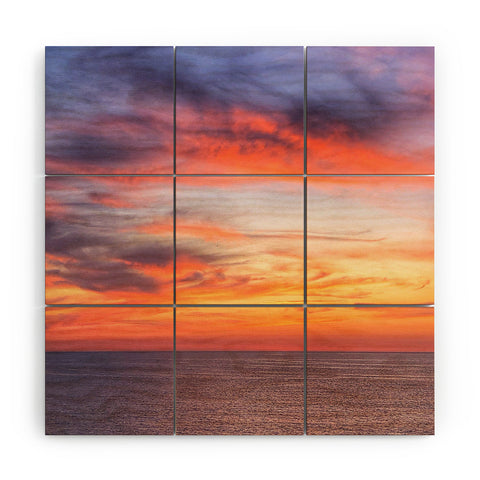 Shannon Clark Coastal Sunset Wood Wall Mural