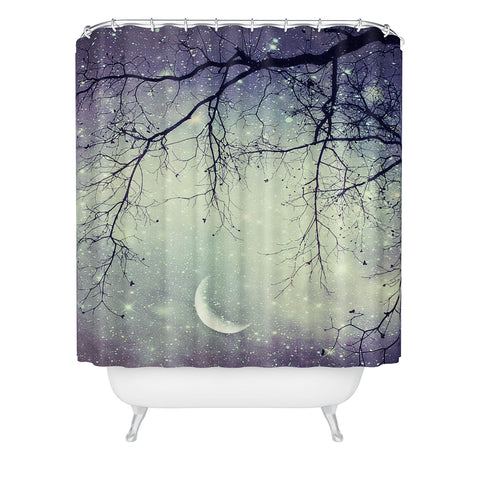 Shannon Clark Diamonds In The Sky Shower Curtain